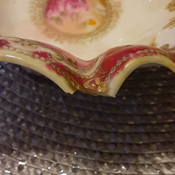 Noritake Nippon hand-painted scalloped Edge 1900's - Picture 8 of 9